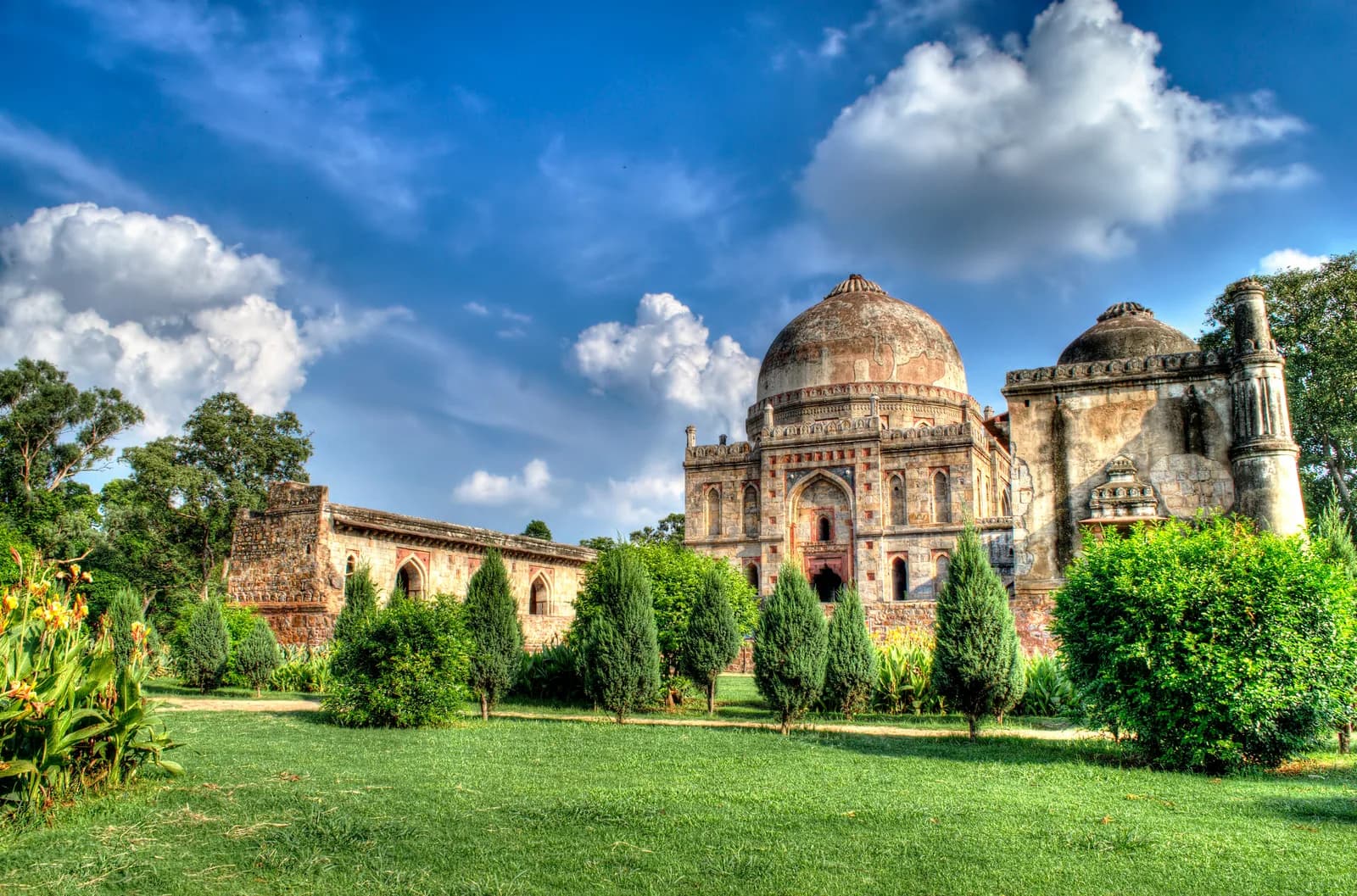 Lodhi Gardens on a sunny day, Delhi