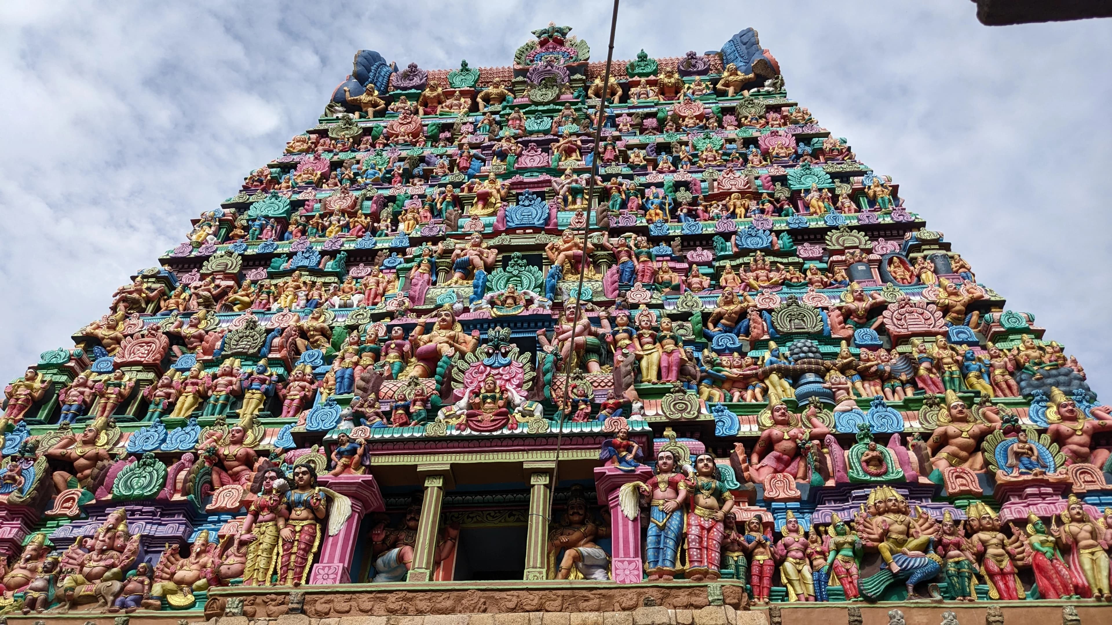 Vaitheeswaran Koil gopuram (temple tower)